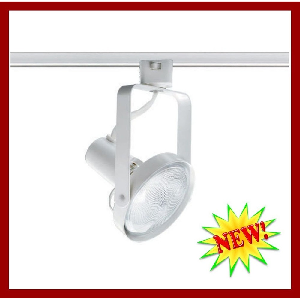 Juno Trac-Master T689WH White‎ PAR30 Gimbal Track Head Light Fixture 75W New